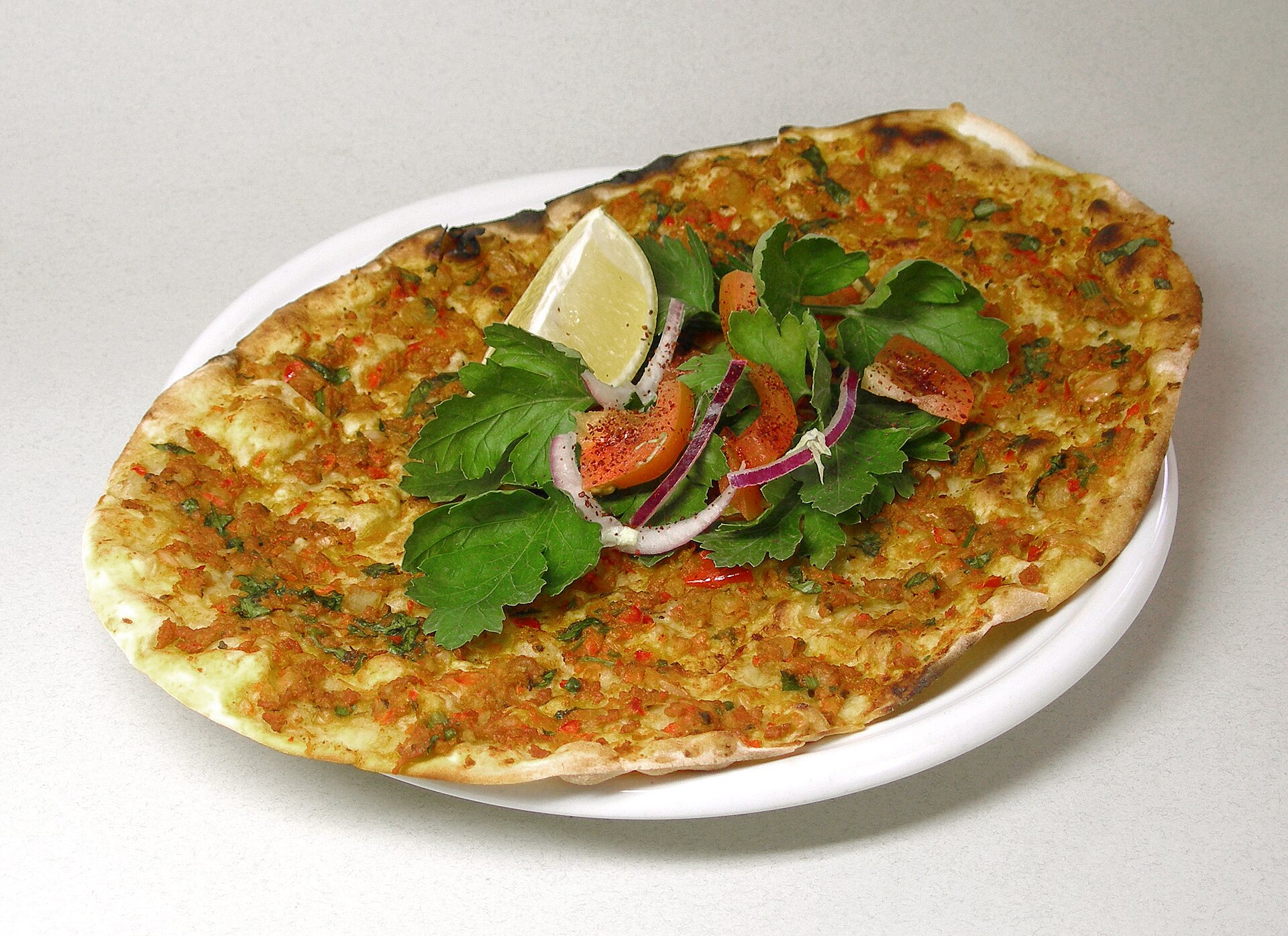 Stone-oven lahmacun