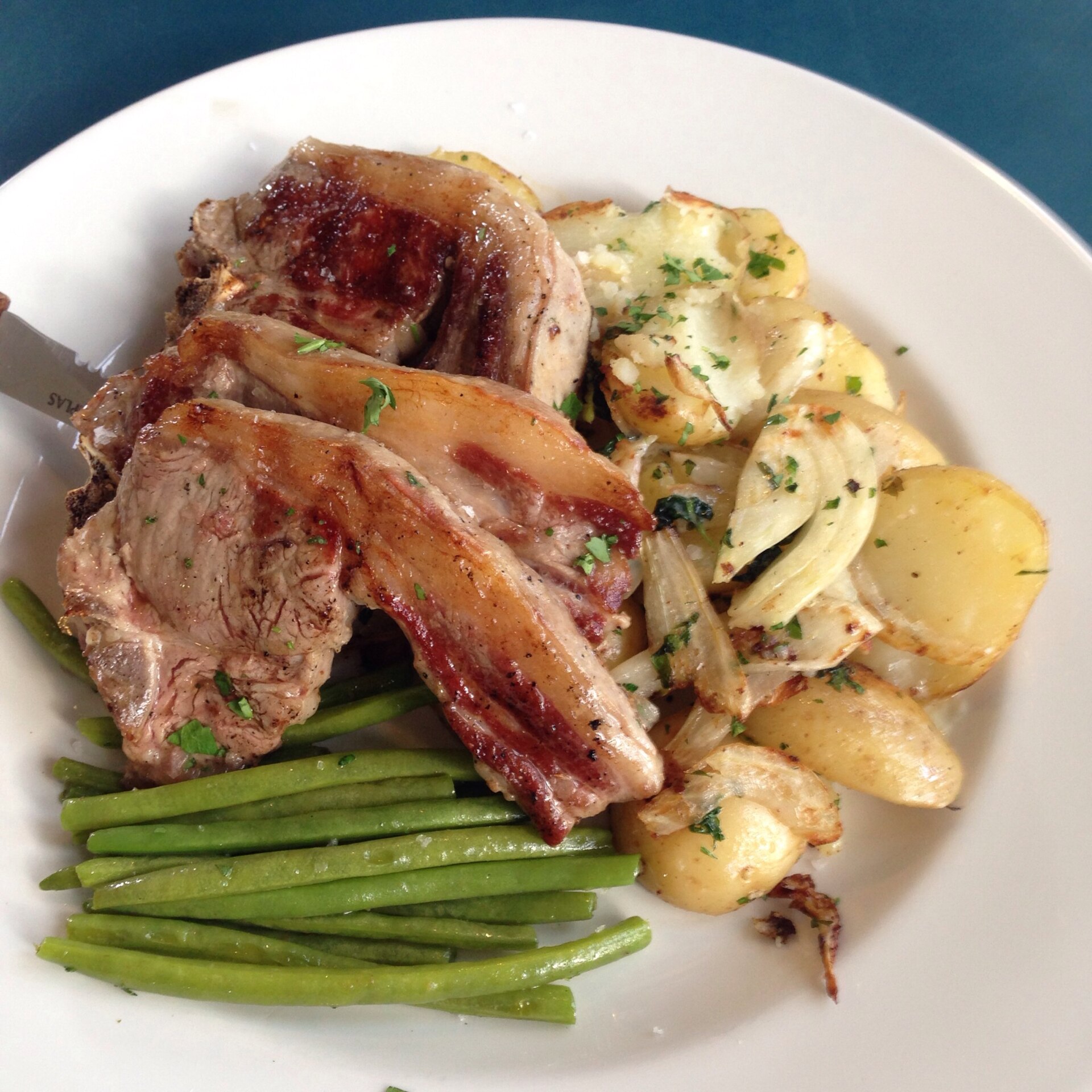 Grilled lamb chops